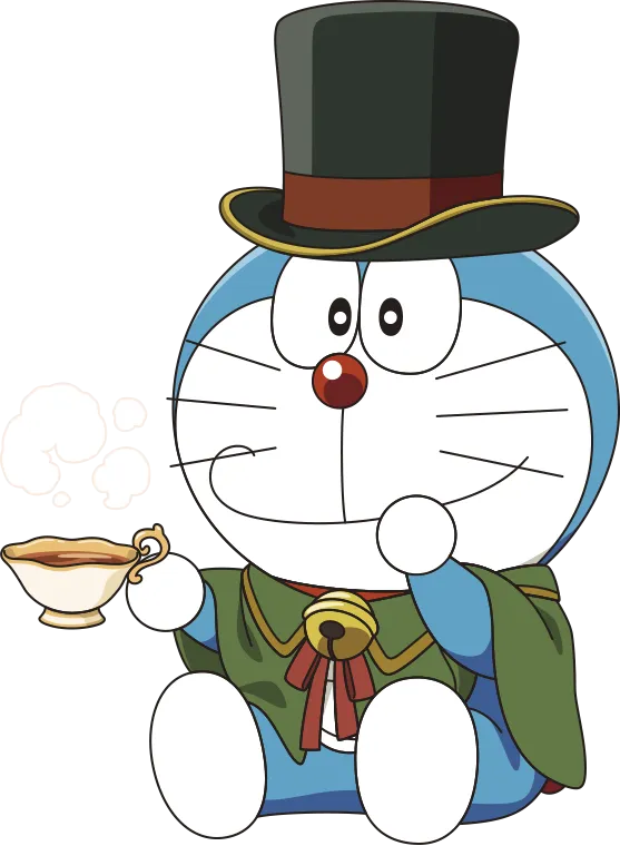 虫眼鏡とドラえもん
